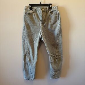 🖤 Topshop Barrel Jeans – Grey – Size 30 🖤